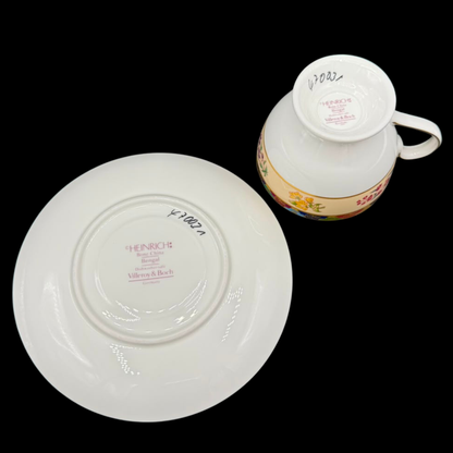 Villeroy & Boch Bengal: Kaffeetasse / Tasse mit Unterteller