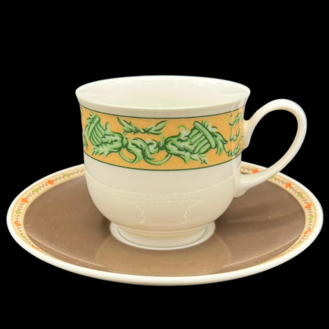 Rosenthal Chelsea / Belgravia: Kaffeetasse / Tasse mit Unterteller (Nina Campbell)