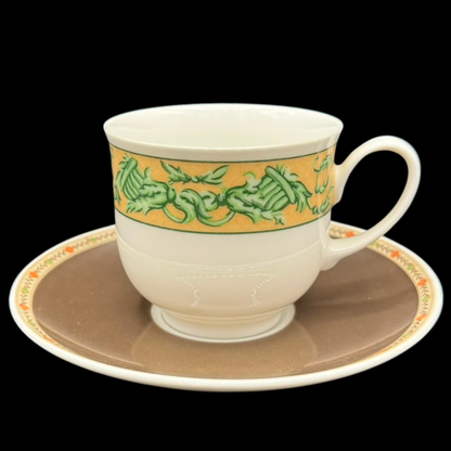 Rosenthal Chelsea / Belgravia: Kaffeetasse / Tasse mit Unterteller (Nina Campbell)