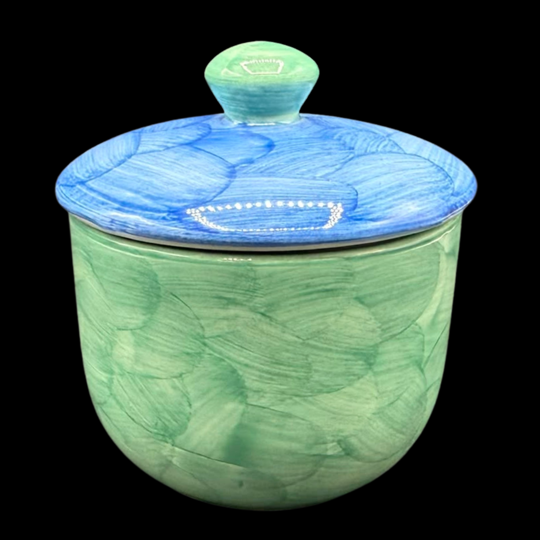 Villeroy & Boch Gallo Switch 3 Portugal: Zuckerdose mit Deckel Blue Leaves