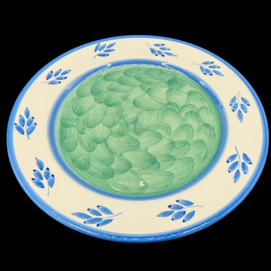 Villeroy & Boch Gallo Switch 3 Portugal: Speiseteller / flacher Teller, Blue Leaves - neu