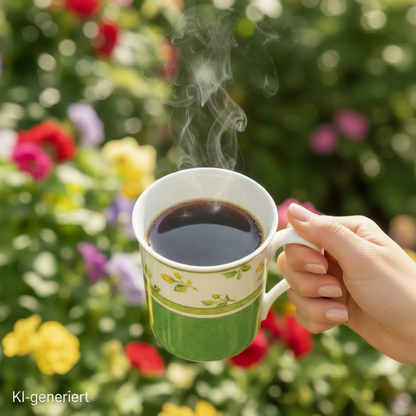 Hutschenreuther Medley Summerdream Green: Kaffeebecher / Henkelbecher