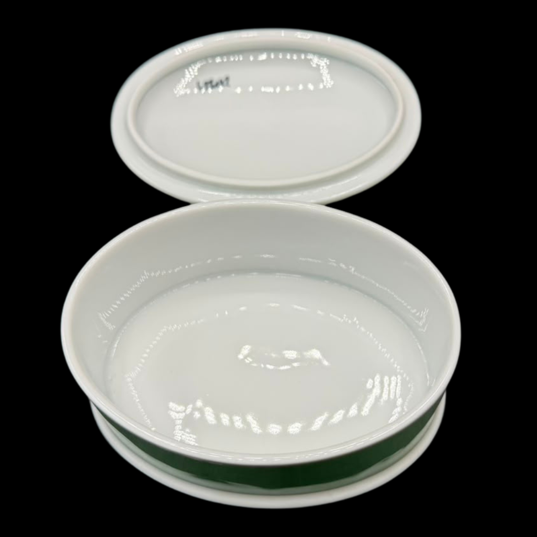 Hutschenreuther Medley Summerdream: Porzellandose / Dose mit Deckel - oval