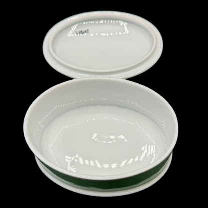 Hutschenreuther Medley Summerdream: Porzellandose / Dose mit Deckel - oval