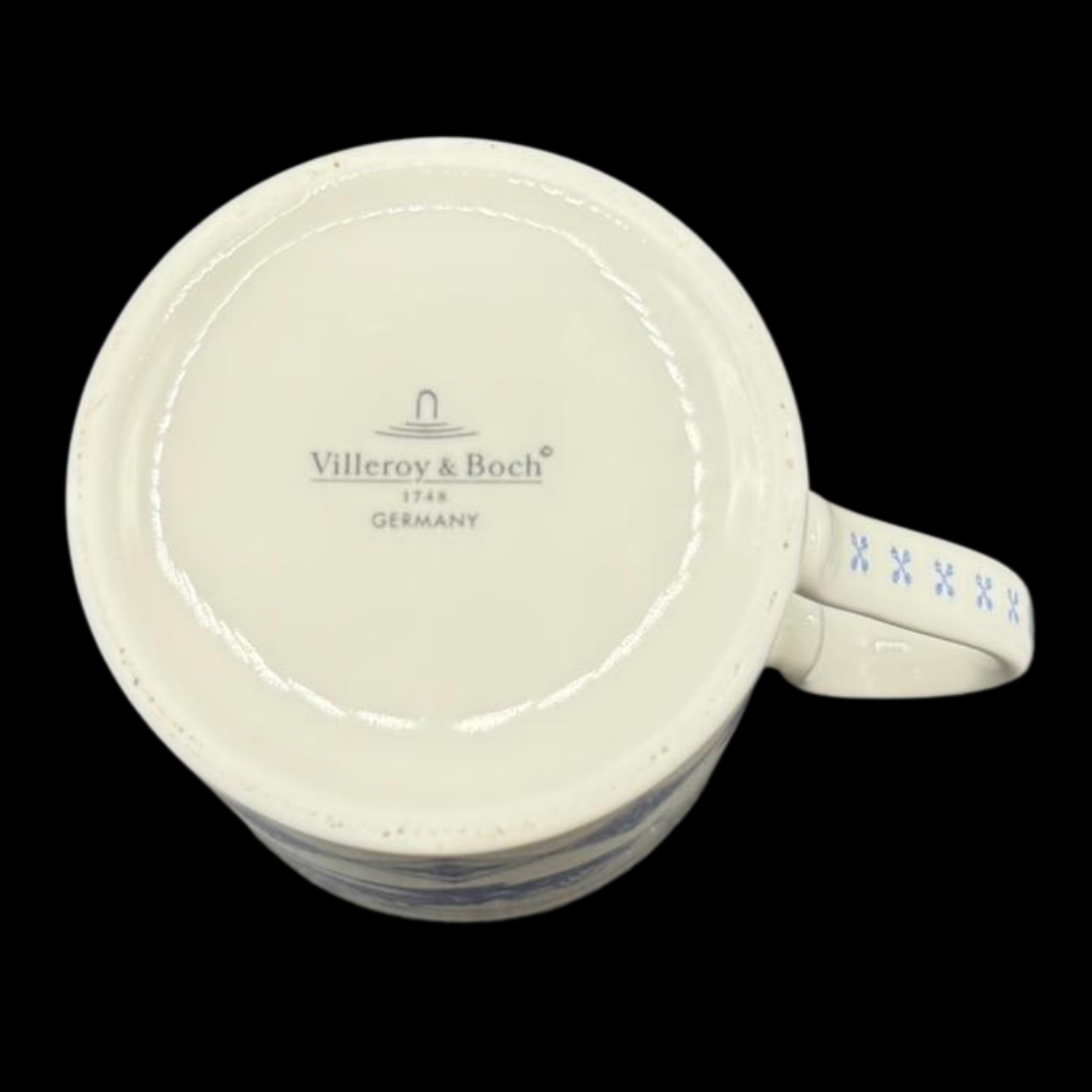 Villeroy & Boch Azurea: Kaffeebecher / Henkelbecher Resting (Strand) - neu