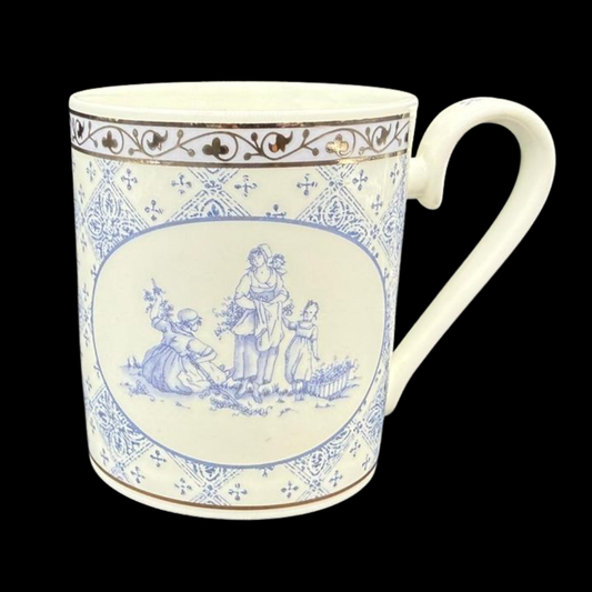 Villeroy & Boch Azurea: Kaffeebecher / Henkelbecher Garden (Garten) - neu