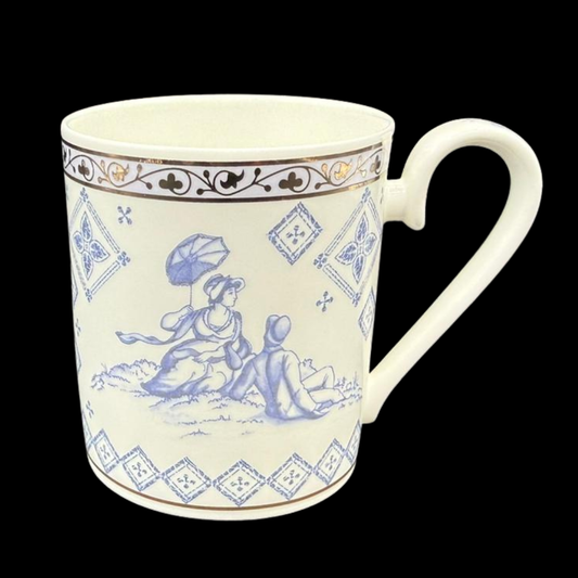 Villeroy & Boch Azurea: Kaffeebecher / Henkelbecher Resting (Strand) - neu