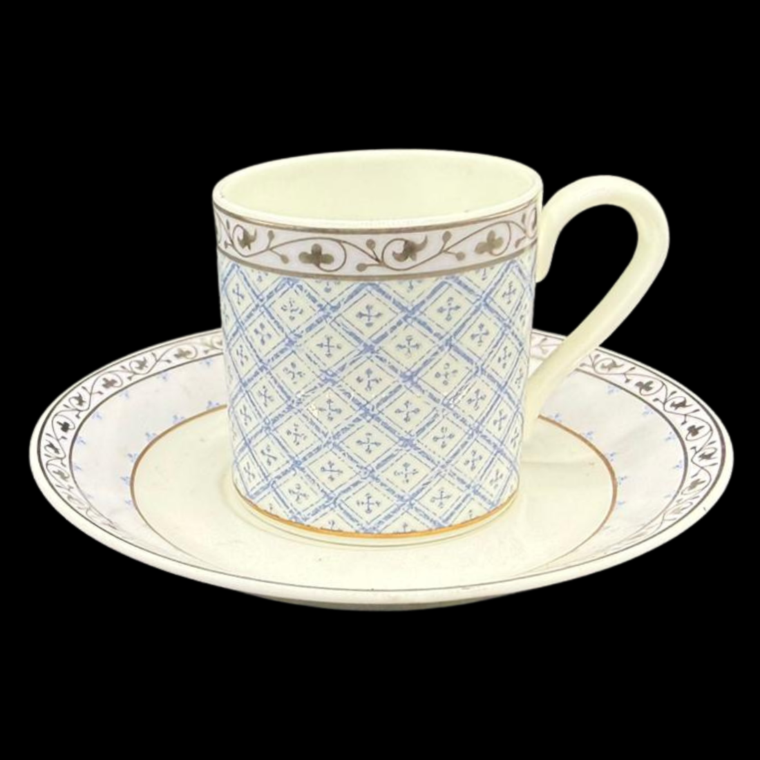 Villeroy & Boch Azurea: Mokkatasse / Espressotasse mit Unterteller - neu und OVP