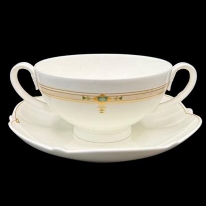 Villeroy & Boch Paloma Picasso Montserrat: Suppentasse mit Unterteller - unbenutzt