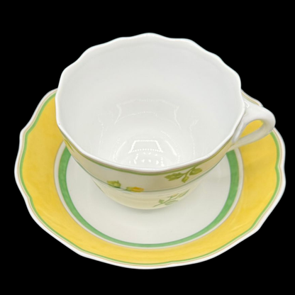 Hutschenreuther Medley Summerdream: Kaffeetasse / Tasse mit Unterteller