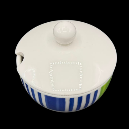 Rosenthal Casual: Zuckerdose - Pesto Stripes