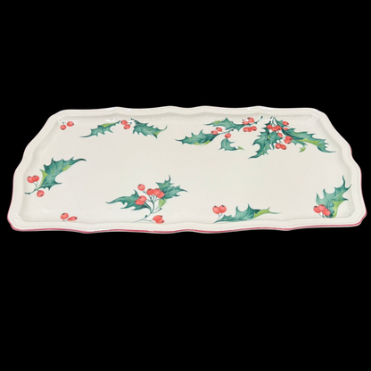 Villeroy & Boch Holly: Königskuchenplatte / Stollenplatte - Weihnachten