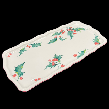 Villeroy & Boch Holly: Königskuchenplatte / Stollenplatte - Weihnachten