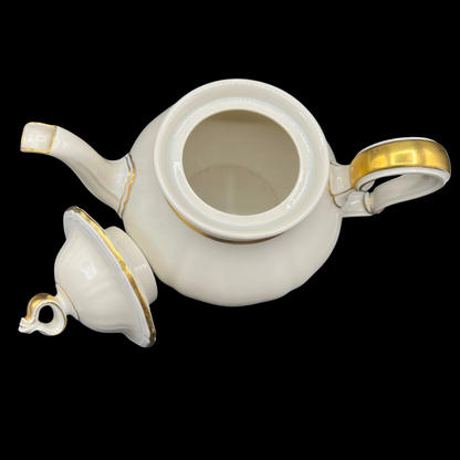 Rosenthal Chippendale: Teekanne / Kanne mit Goldrand