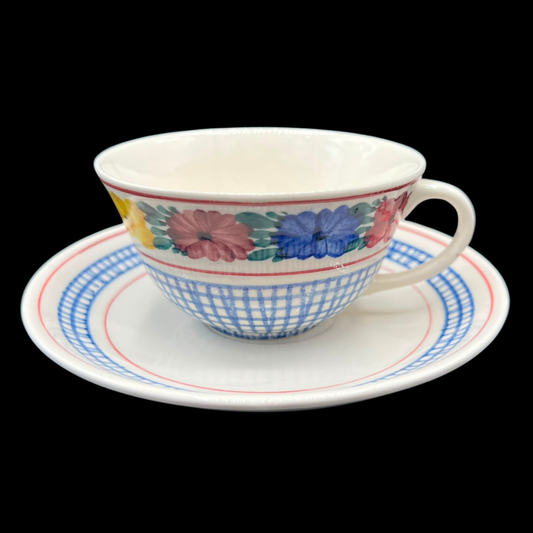 Villeroy & Boch Goslar: Teetasse / Tasse mit Unterteller - siehe Beschreibung