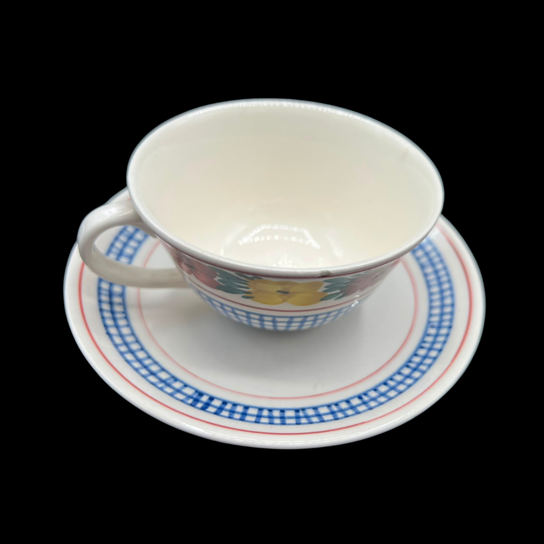 Villeroy & Boch Goslar: Teetasse / Tasse mit Unterteller - siehe Beschreibung