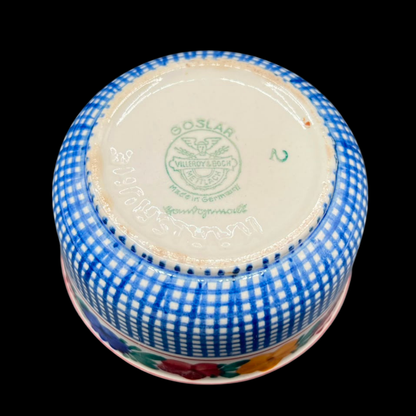 Villeroy & Boch Goslar: Marmeladedose / Geleedose / Zuckerdose / Dose mit Deckel