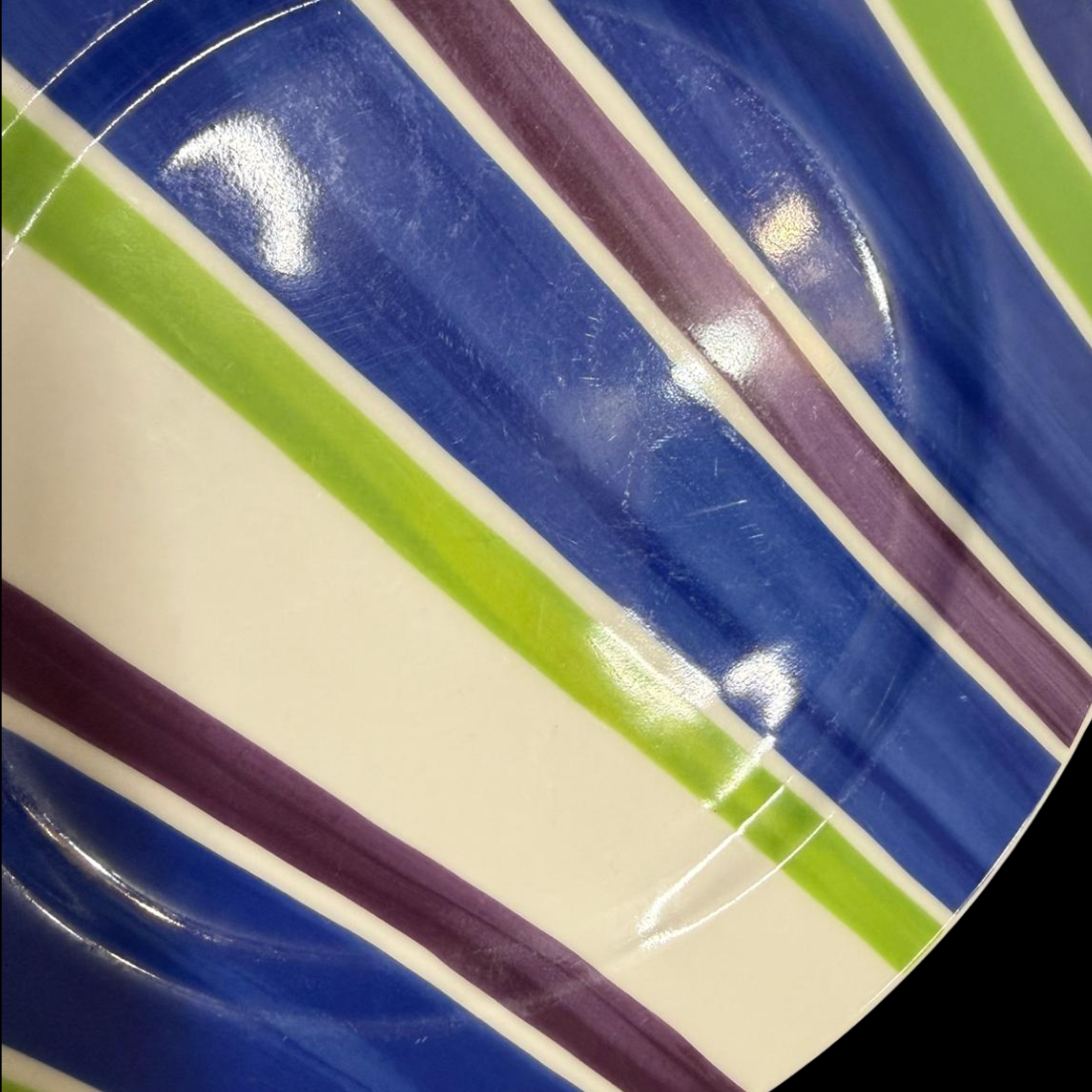 Rosenthal Casual: Speiseteller / flacher Teller - Trellis Blue