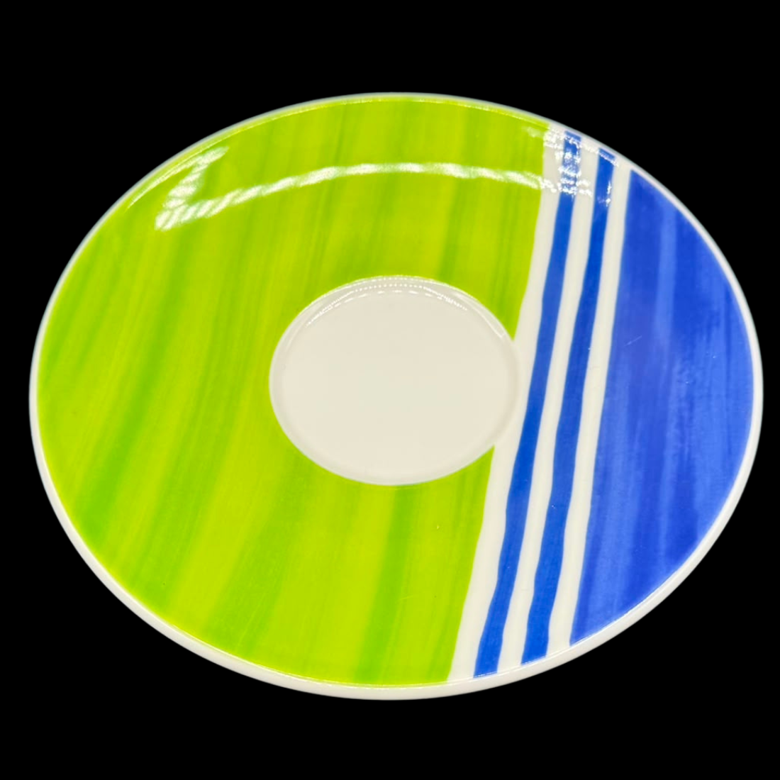 Rosenthal Casual: Unterteller / Untertasse - Pesto Stripes