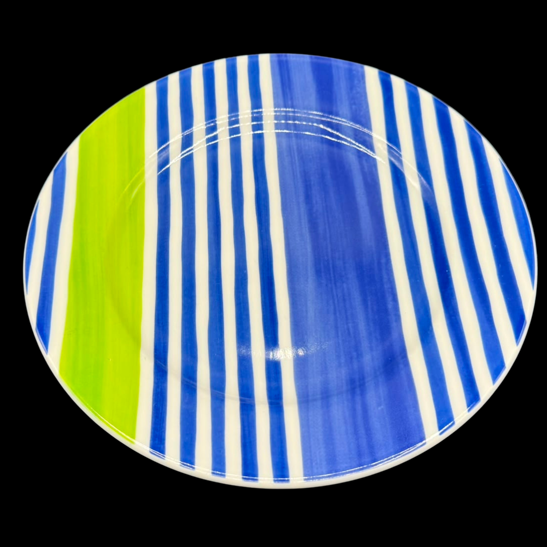 Rosenthal Casual: Kuchenteller / Frühstücksteller - Pesto Stripes