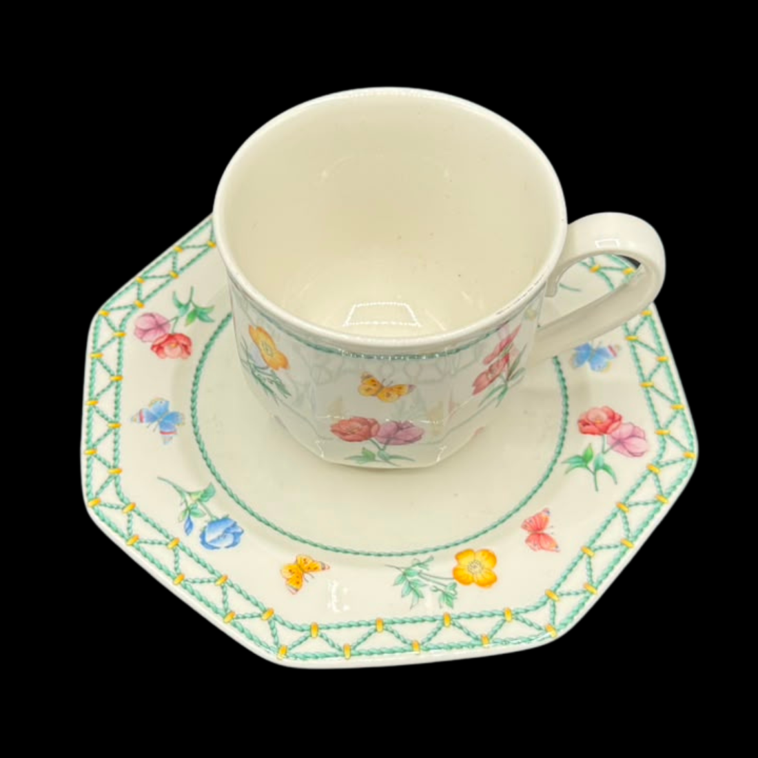 Villeroy & Boch Casa Verde: Kaffeetasse / Tasse mit Unterteller