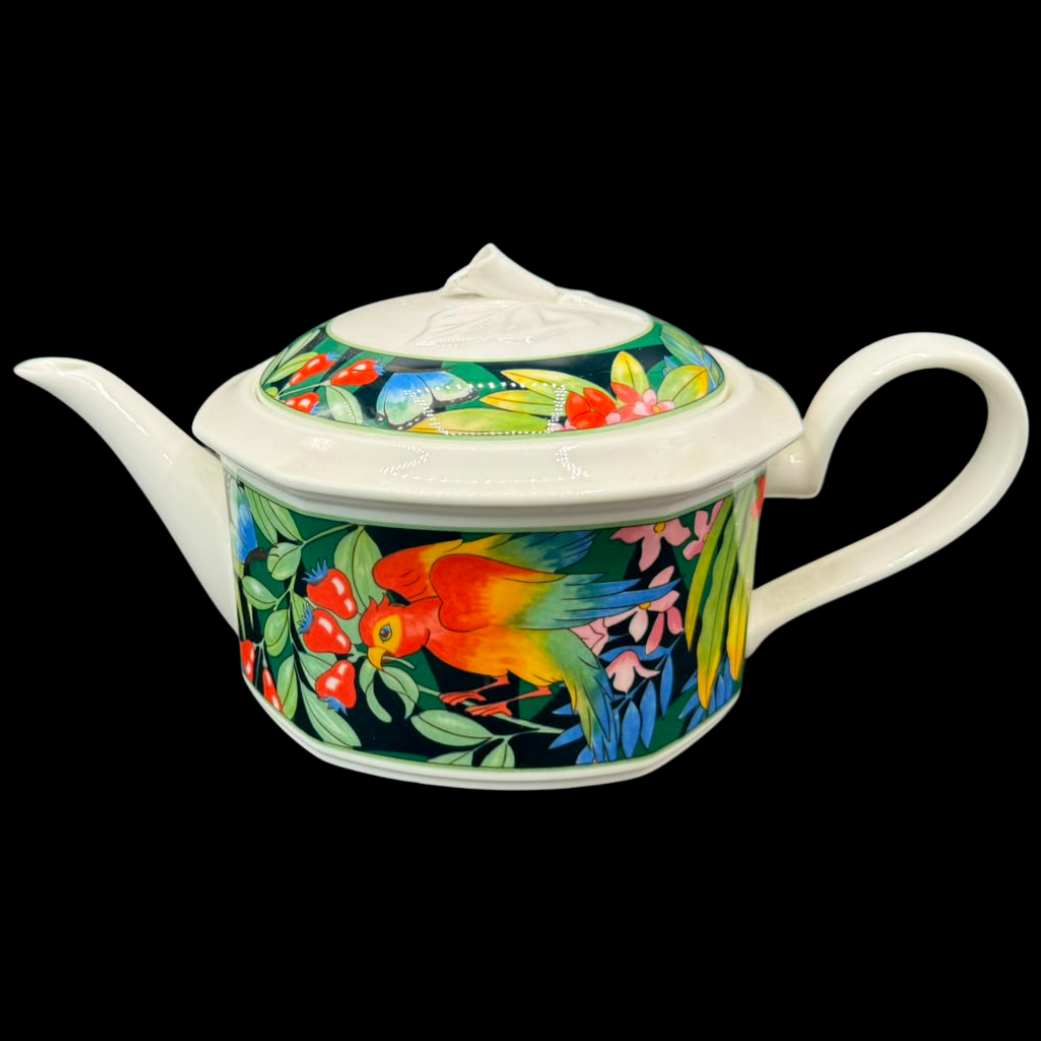 Villeroy & Boch Serengeti: Teekanne / Kanne - Blüte abgebrochen