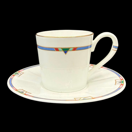 Villeroy & Boch Paloma Picasso Park Avenue: Mokkatasse / Espressotasse / Tasse mit Unterteller