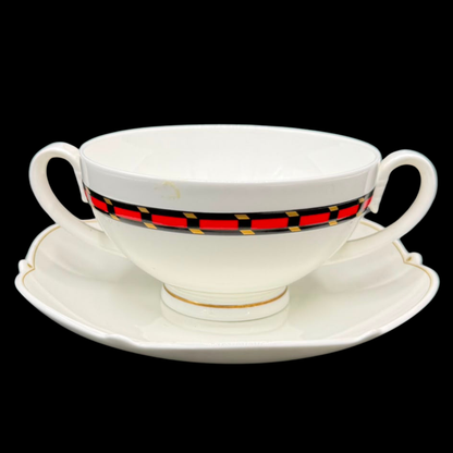 Villeroy & Boch Paloma Picasso Castellon: Suppentasse mit Unterteller
