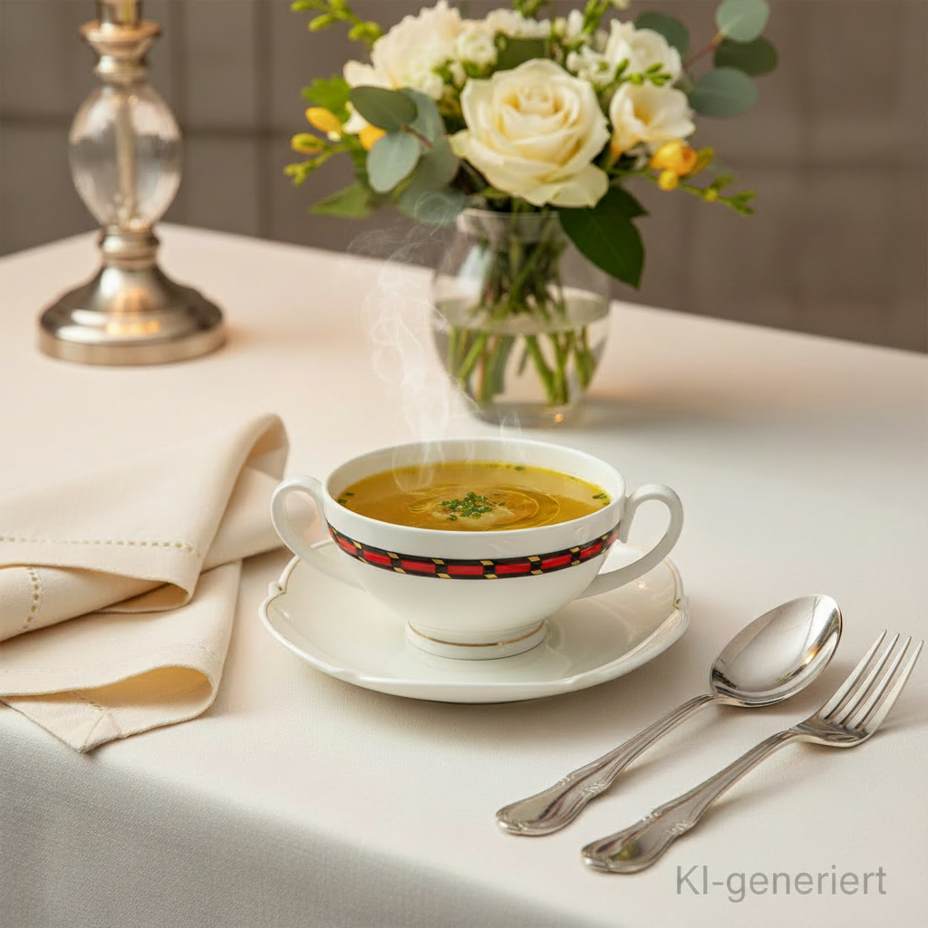 Villeroy & Boch Paloma Picasso Castellon: Suppentasse mit Unterteller