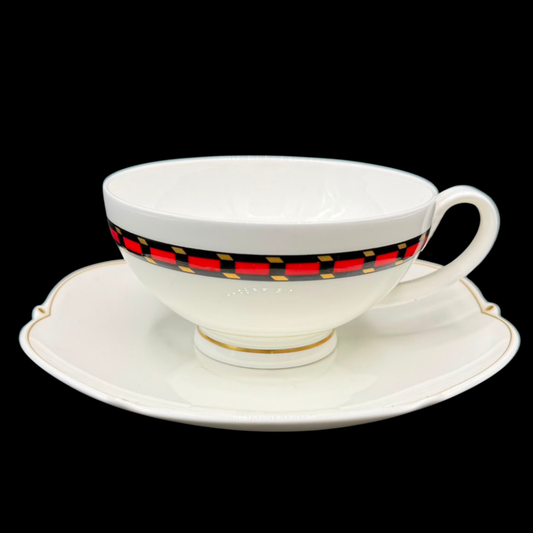 Villeroy & Boch Paloma Picasso Castellon: Teetasse / Tasse mit Untereller