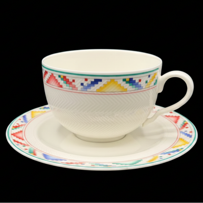 Villeroy & Boch Indian Look: Teetasse / Tasse mit Unterteller