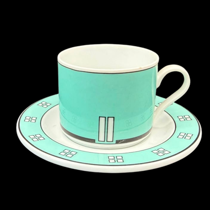 Arzberg Cult Focus: Kaffeetasse / Tasse mit Unterteller