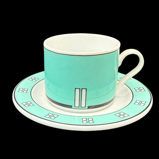 Arzberg Cult Focus: Kaffeetasse / Tasse mit Unterteller
