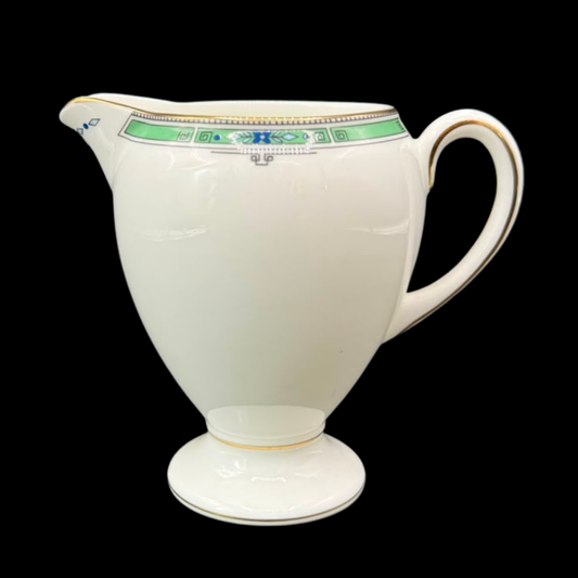 Wedgwood Jade: Milchkännchen - neuwertig