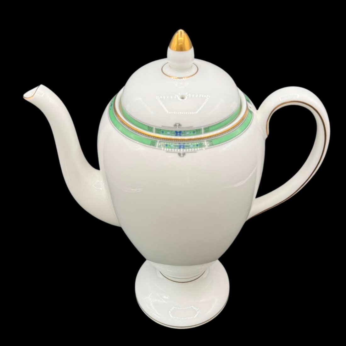 Wedgwood Jade: Kaffeekanne / Kanne - neuwertig