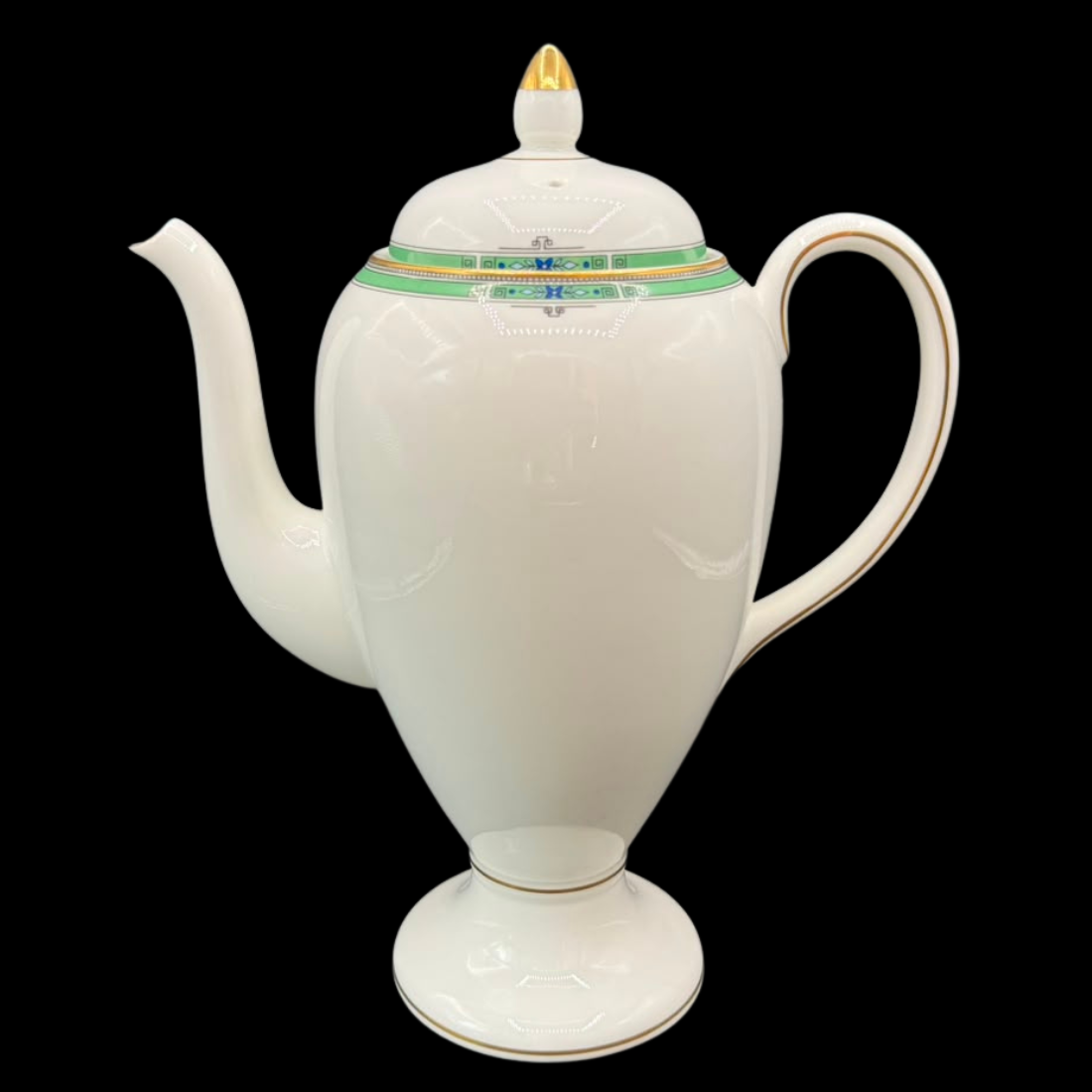 Wedgwood Jade: Kaffeekanne / Kanne - neuwertig
