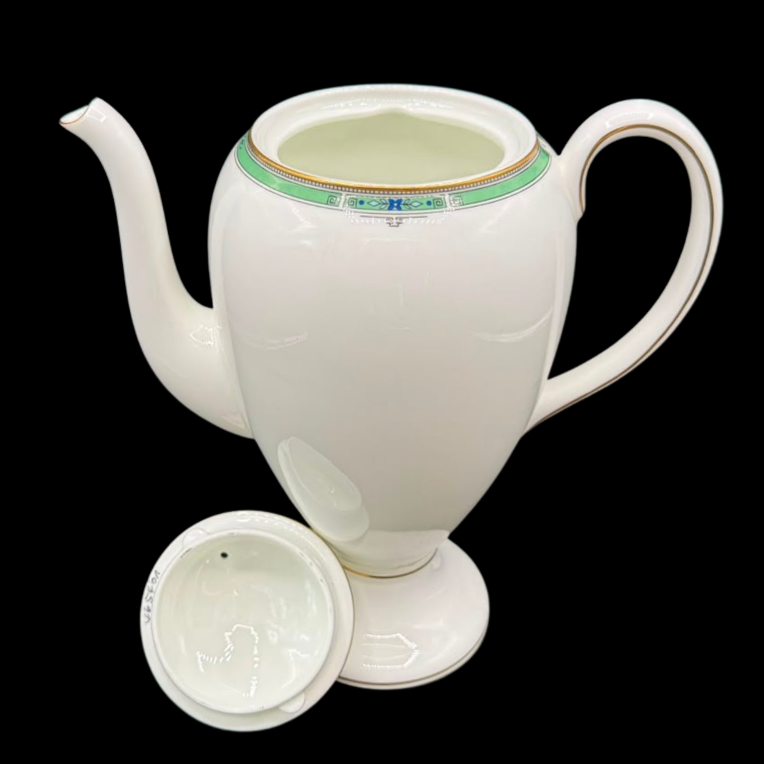 Wedgwood Jade: Kaffeekanne / Kanne - neuwertig