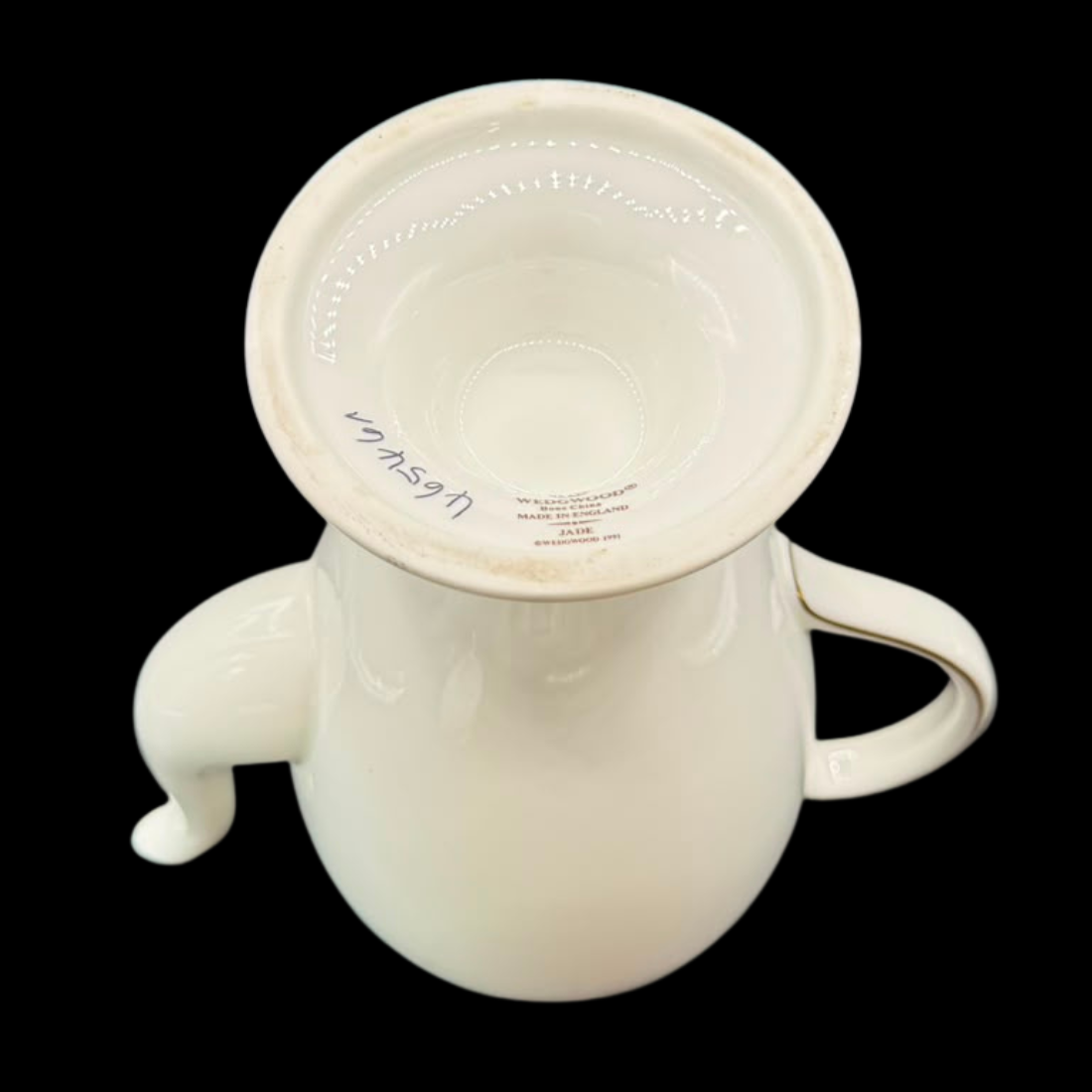 Wedgwood Jade: Kaffeekanne / Kanne - neuwertig