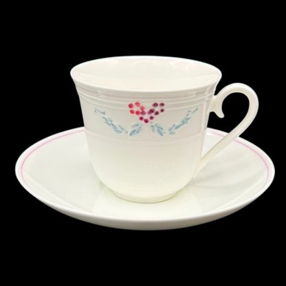 Villeroy & Boch Bel Fiore: Kaffeetasse / Tasse mit Unterteller