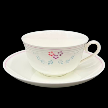 Villeroy & Boch Bel Fiore: Teetasse / Tasse mit Unterteller