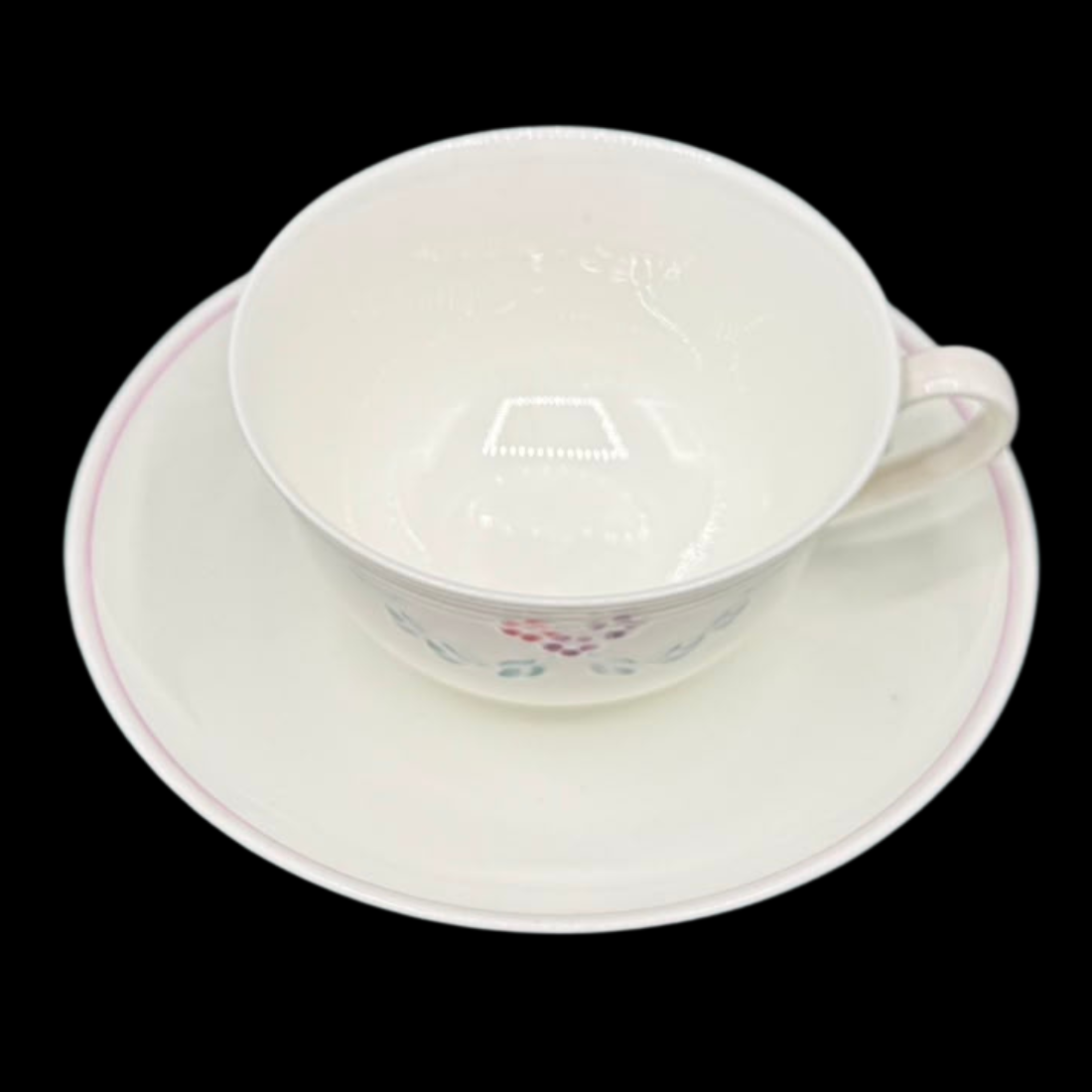 Villeroy & Boch Bel Fiore: Teetasse / Tasse mit Unterteller