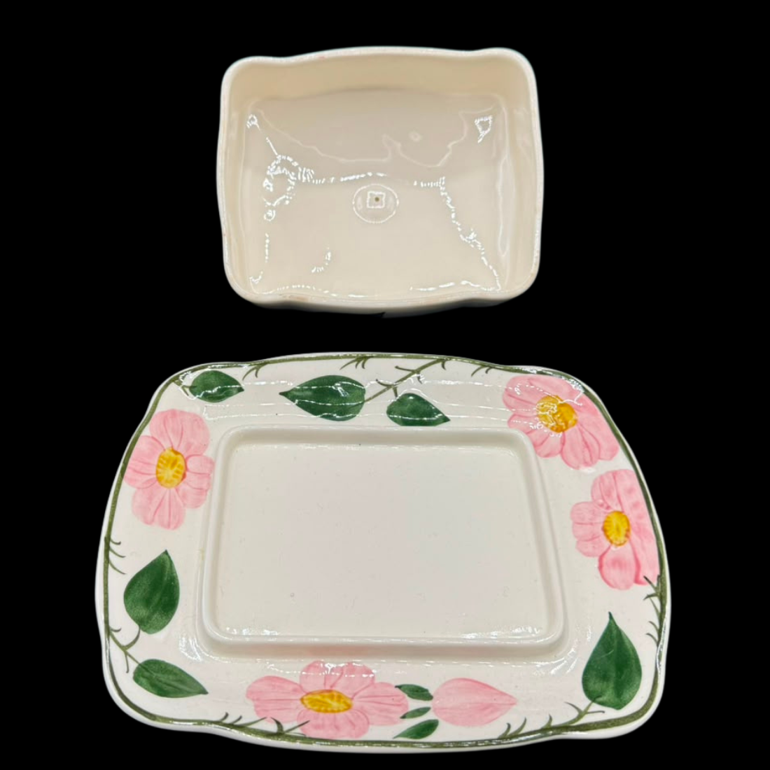Villeroy & Boch Wildrose: Butterdose, zweiteilig