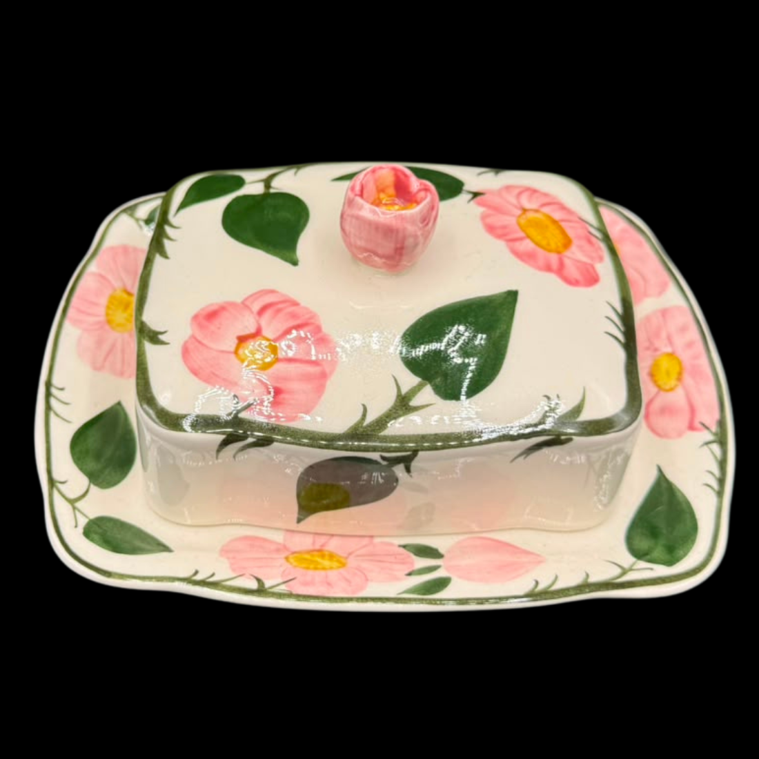 Villeroy & Boch Wildrose: Butterdose, zweiteilig