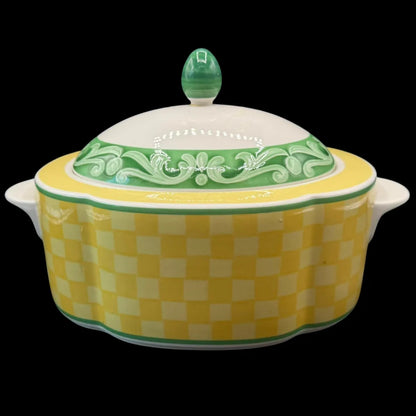 Villeroy & Boch Switch Summerhouse: Terrine / Suppenterrine / Ragoutschüssel mit Deckel