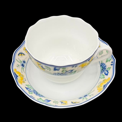 Hutschenreuther Papillon: Kaffeetasse / Tasse mit Unterteller
