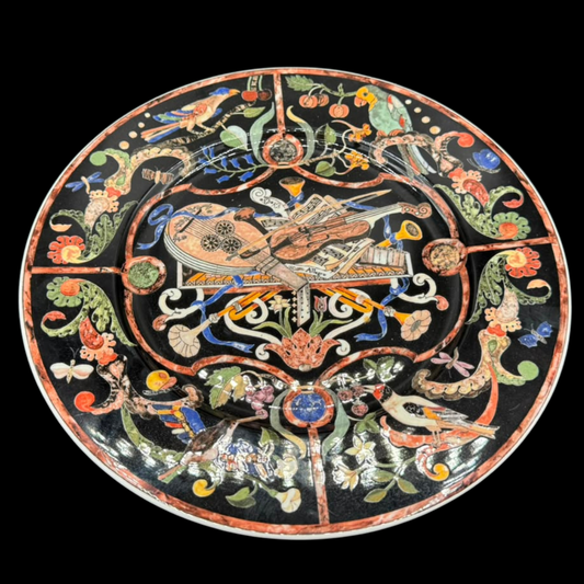 Villeroy & Boch Intarsia: Platzteller / Pizzateller / großer Teller 29 cm - Volldekor