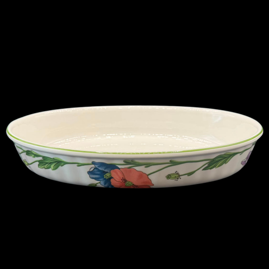 Villeroy & Boch Amapola: Auflaufform / Backofenform, oval - Beschreibung