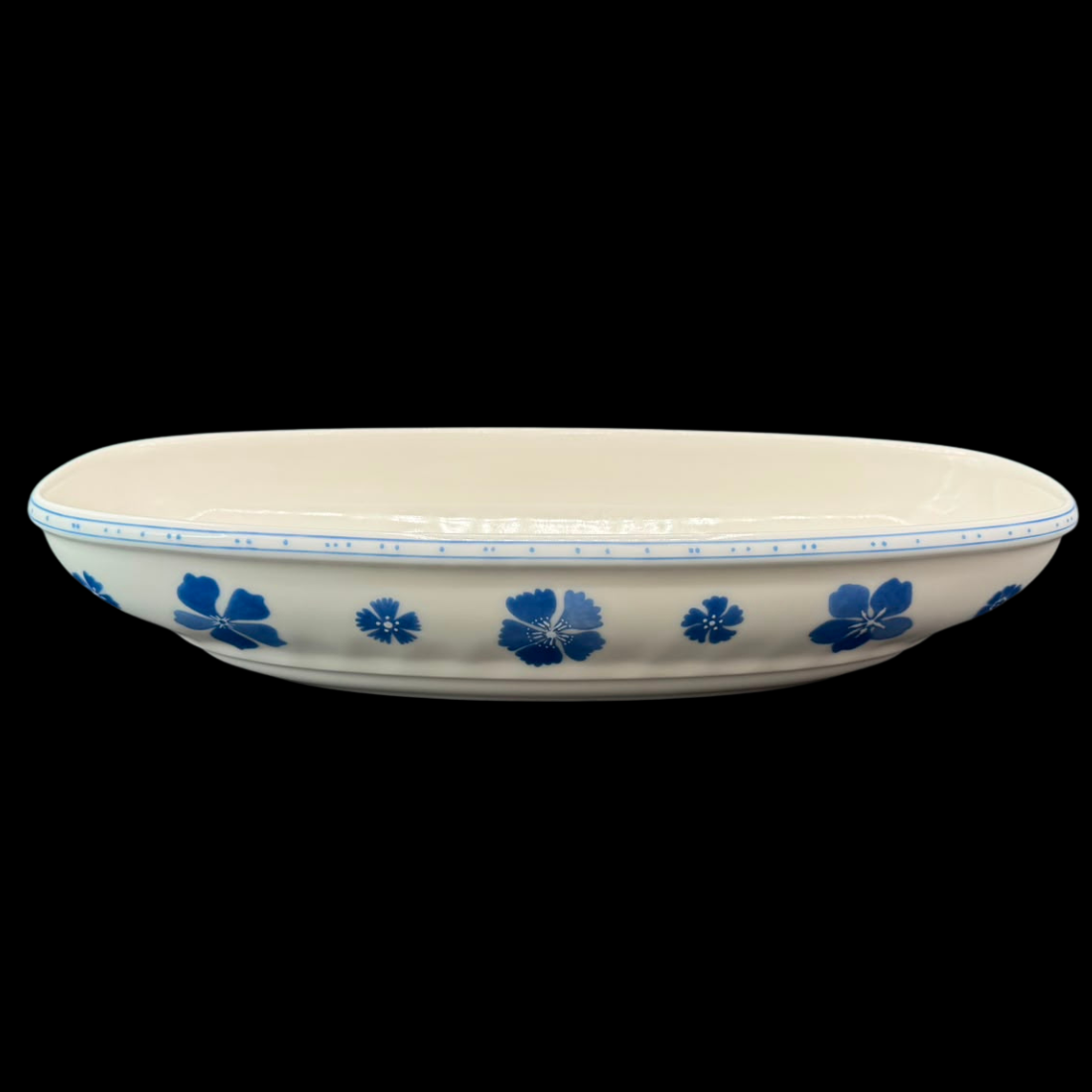 Villeroy & Boch Farmhouse Touch Blueflowers: Schale / Servierschale Ceramiplus - 32 cm
