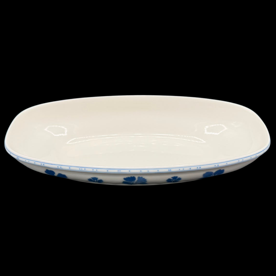 Villeroy & Boch Farmhouse Touch Blueflowers: Schale / Servierschale Ceramiplus - 32 cm