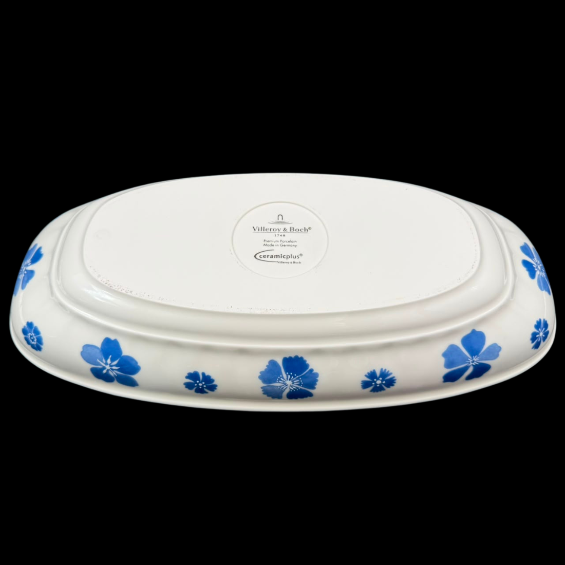 Villeroy & Boch Farmhouse Touch Blueflowers: Schale / Servierschale Ceramiplus - 32 cm